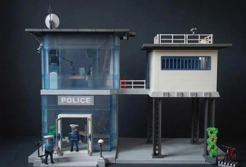 🚓 Comisaría Policía Playmobil Grande (71395) + 40 Accesorios y Figuras